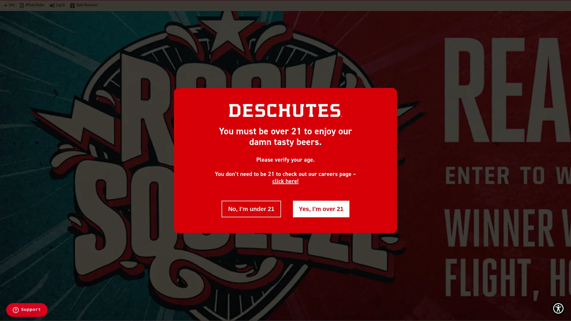 Sweepstake Deschutes Brewery Rock the Squeeze Instant Win Promotion by Deschutes Brewery