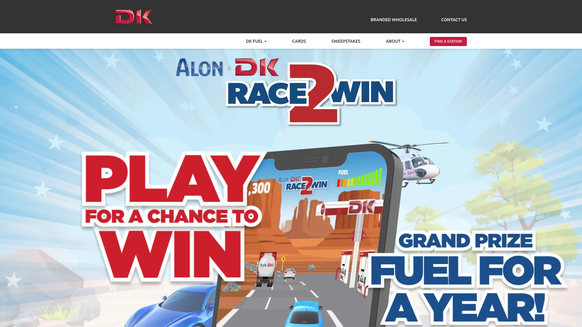 Sweepstake DK Fuel Sweepstakes - Race2Win by Alon USA, LP