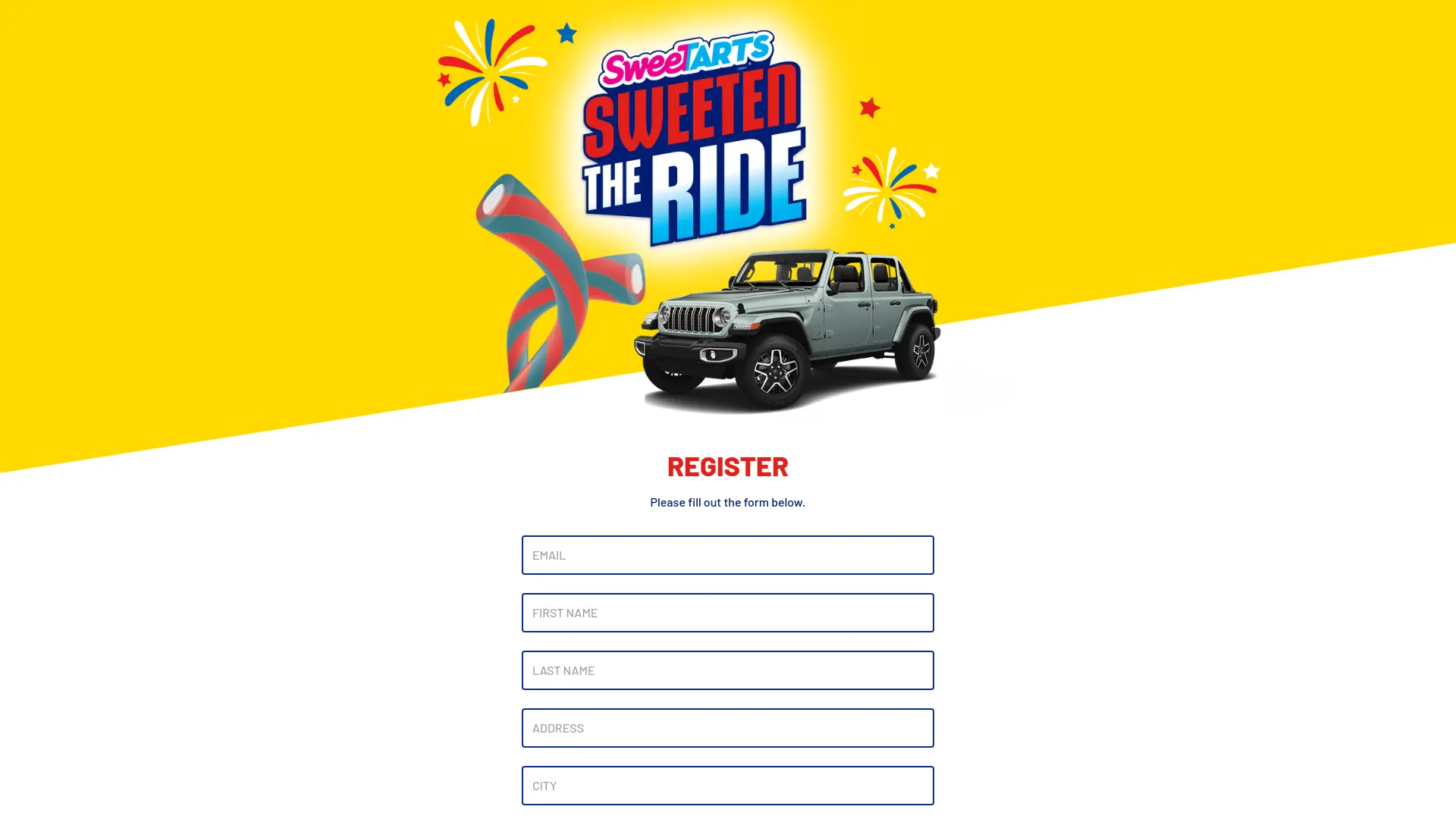 Sweepstake Sweeten the Ride Sweepstakes by Ferrara Candy Company