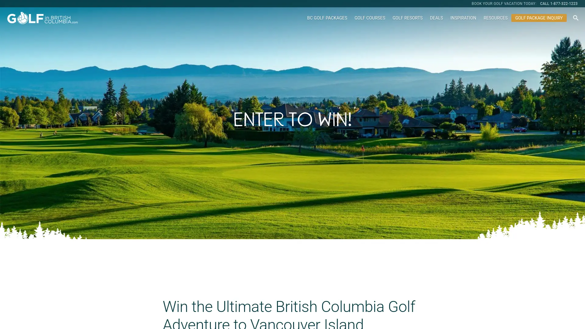 Sweepstake Golf In British Columbia - BC Golf Adventure to Vancouver Island by British Columbia Golf Marketing Alliance