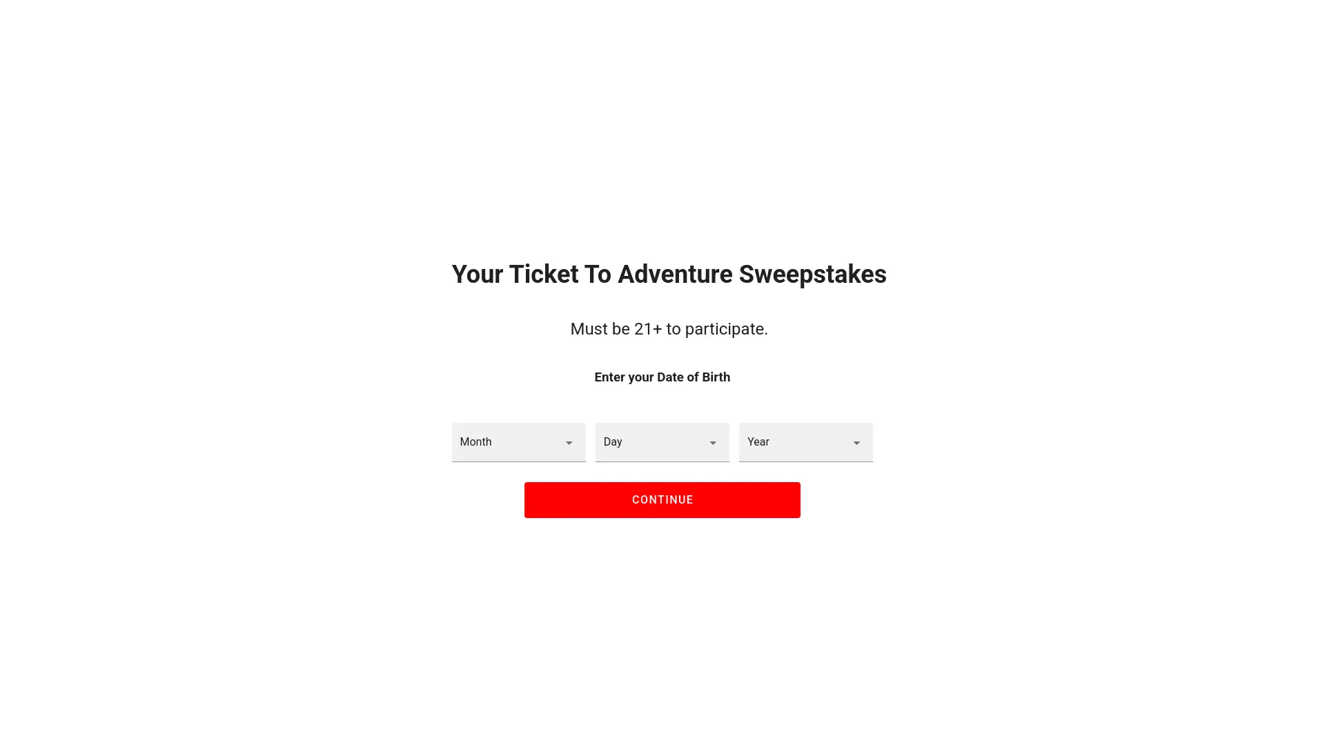 Sweepstake Your Ticket To Adventure Sweepstakes by Alaskan Brewing Co.
