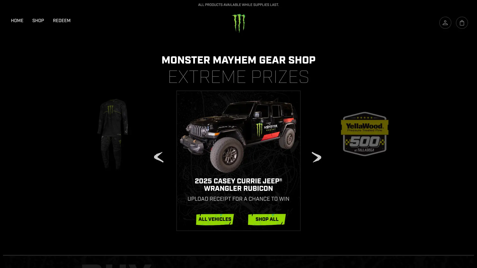 Sweepstake Monster Energy Mayhem by Monster Energy Company