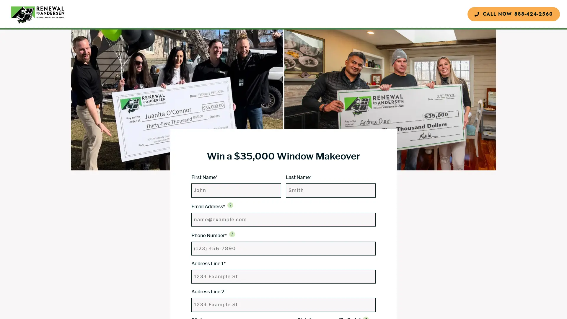 Sweepstake Renewal by Andersen's $35,000 Window Makeover Sweepstakes 2025 by Renewal by Andersen