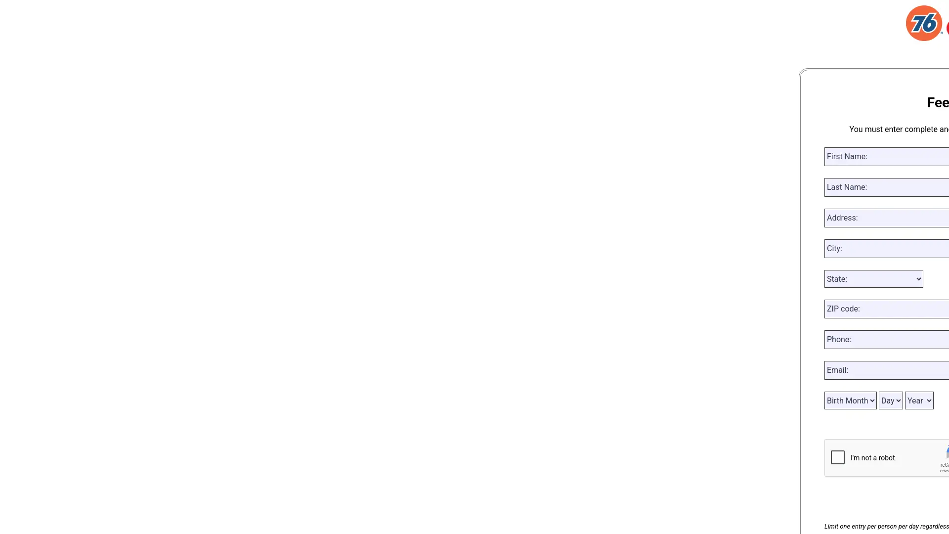 Sweepstake Feedback Giveaway by Phillips 66 Company