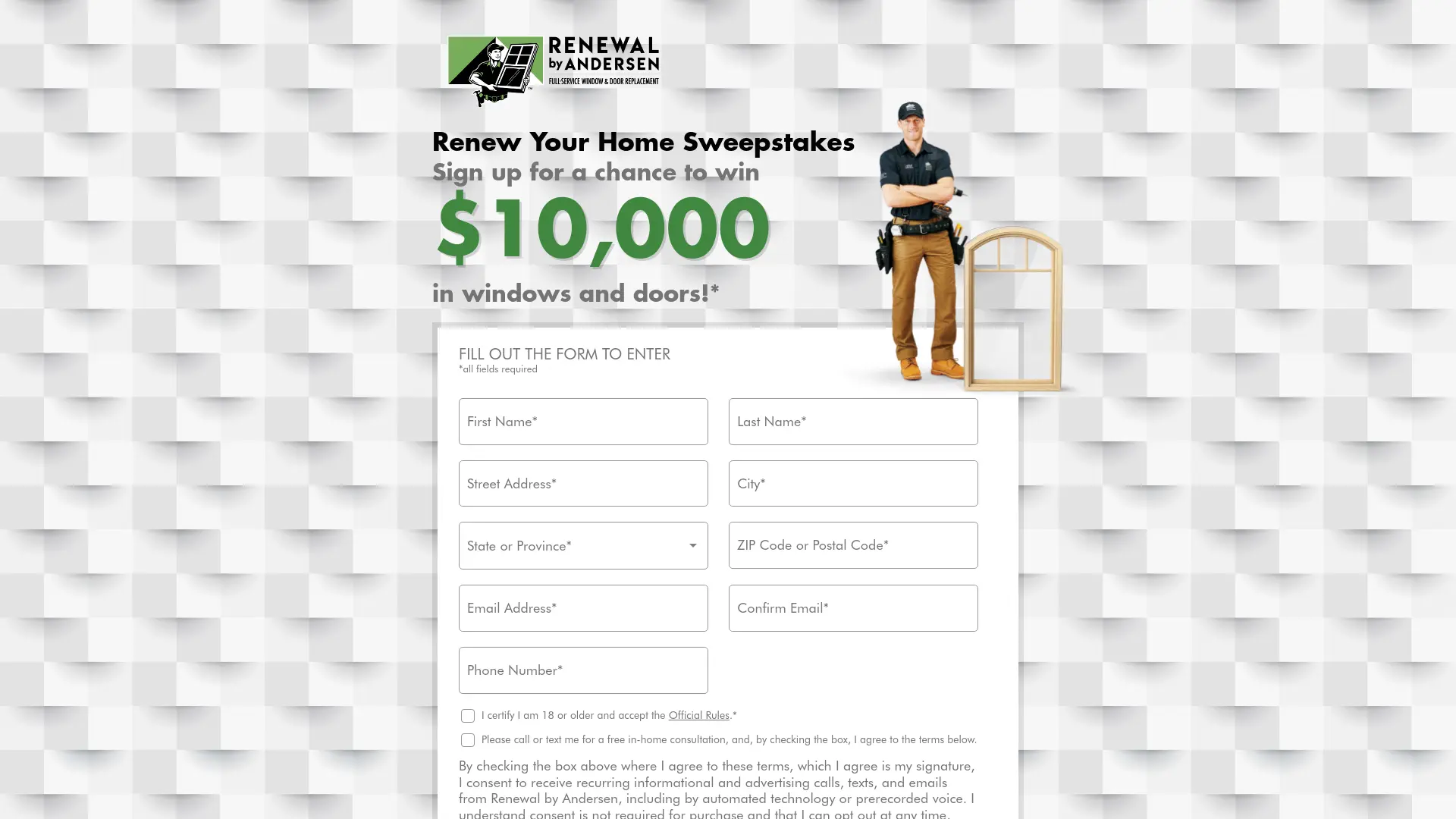 Sweepstake Renew Your Home Sweepstakes by Renewal by Andersen