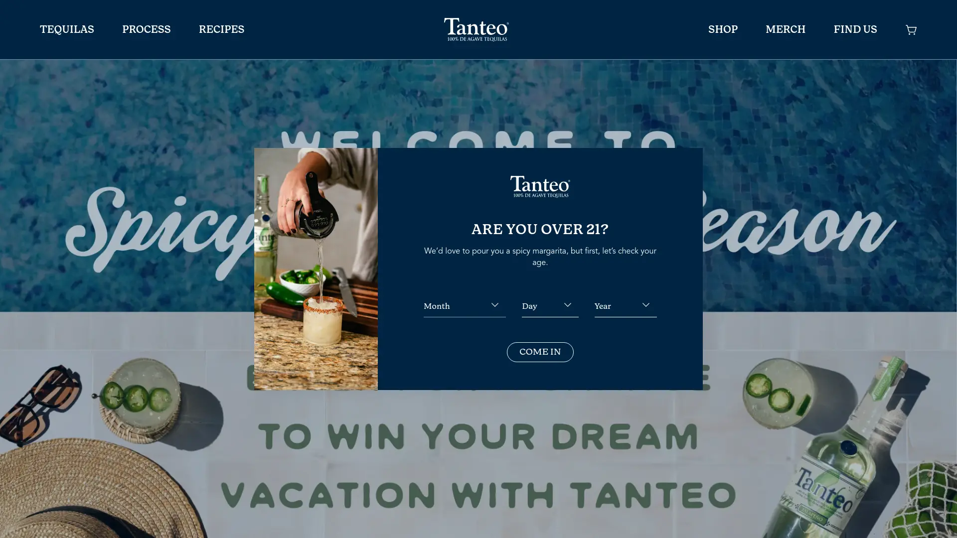 Sweepstake Spicy Margarita Season Sweepstakes - Tanteo Spirits by Tanteo Spirits LLC