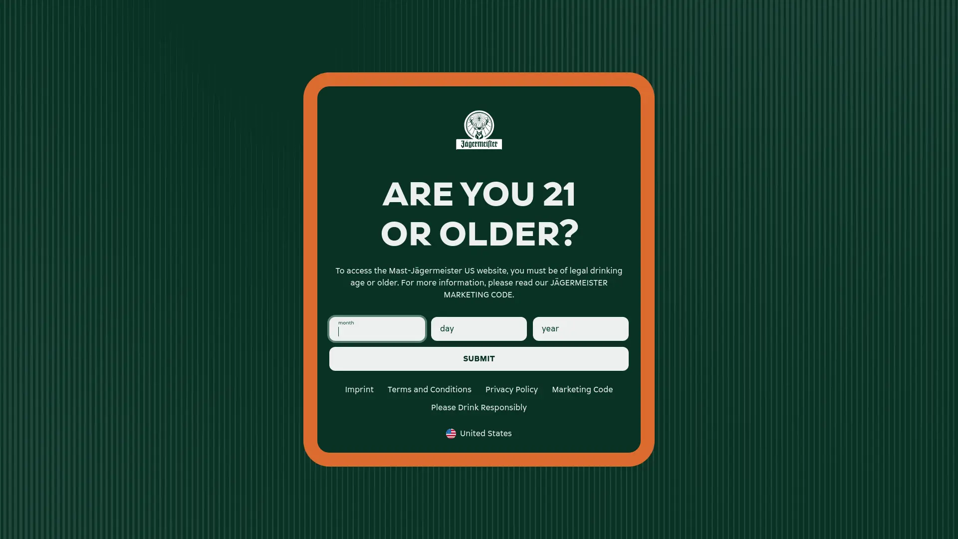 Sweepstake Jägermeister Q2 Join Us Giveaway by Mast-Jägermeister US, Inc.