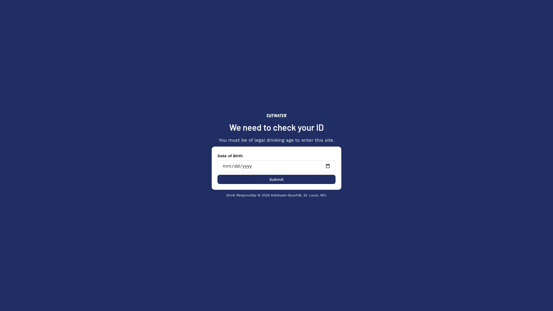 Sweepstake Cutwater GetMyBoat Sweepstakes by Anheuser-Busch, LLC, Cutwater Spirits, LLC