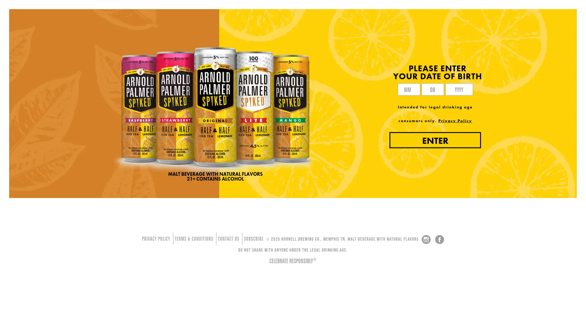 Sweepstake Arnold Palmer Spiked™ Spend Summer at the Club by Molson Coors Beverage Company USA LLC