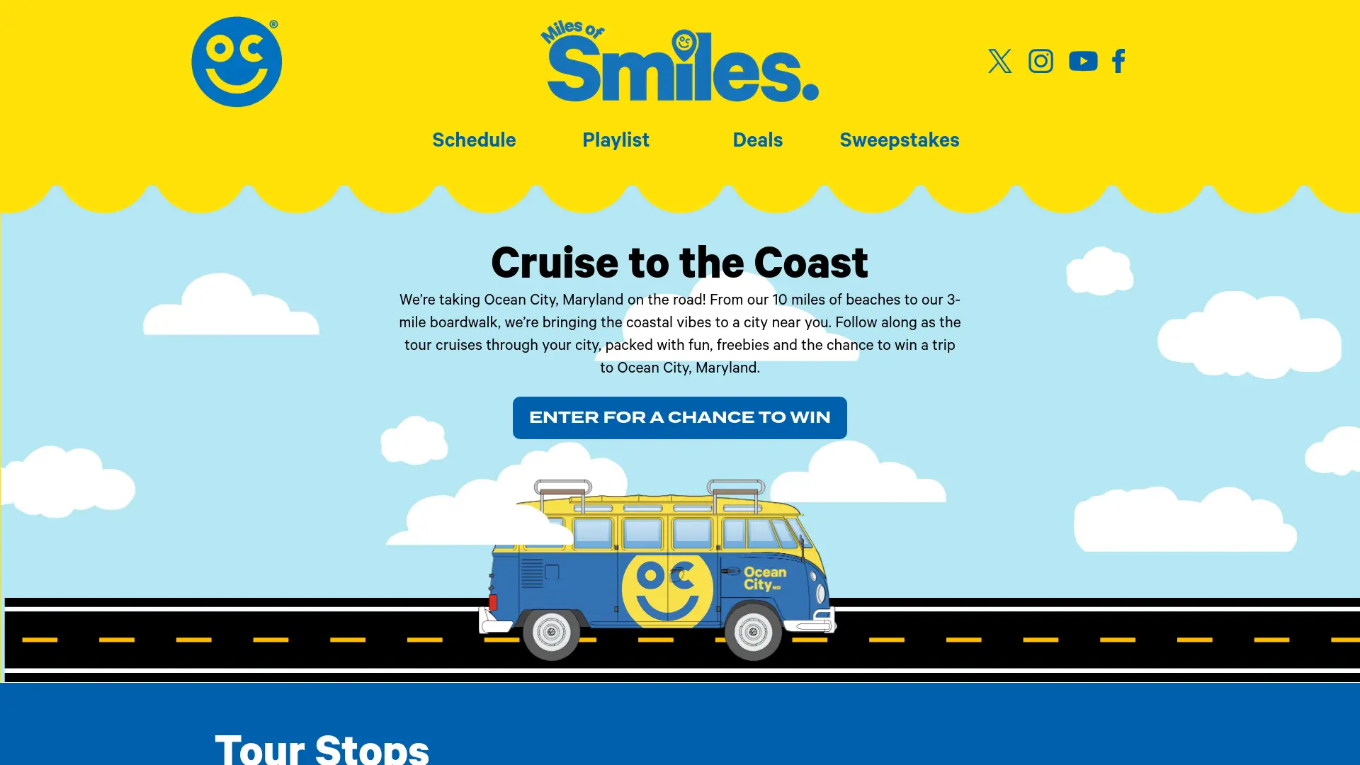 Sweepstake Catch a Ride Miles of Smiles Sweepstakes by Mayor and City Council of Ocean City