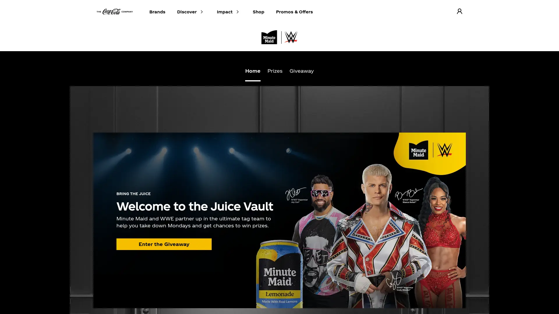 Sweepstake Minute Maid Bring the Juice Giveaway by The Coca-Cola Company