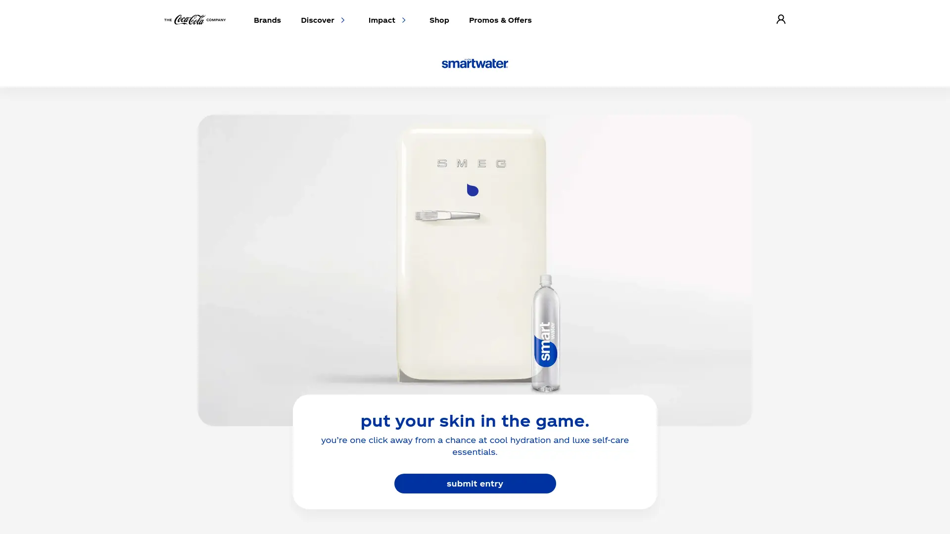 Sweepstake smartwater Skincare Sweepstakes – U.S. by The Coca-Cola Company