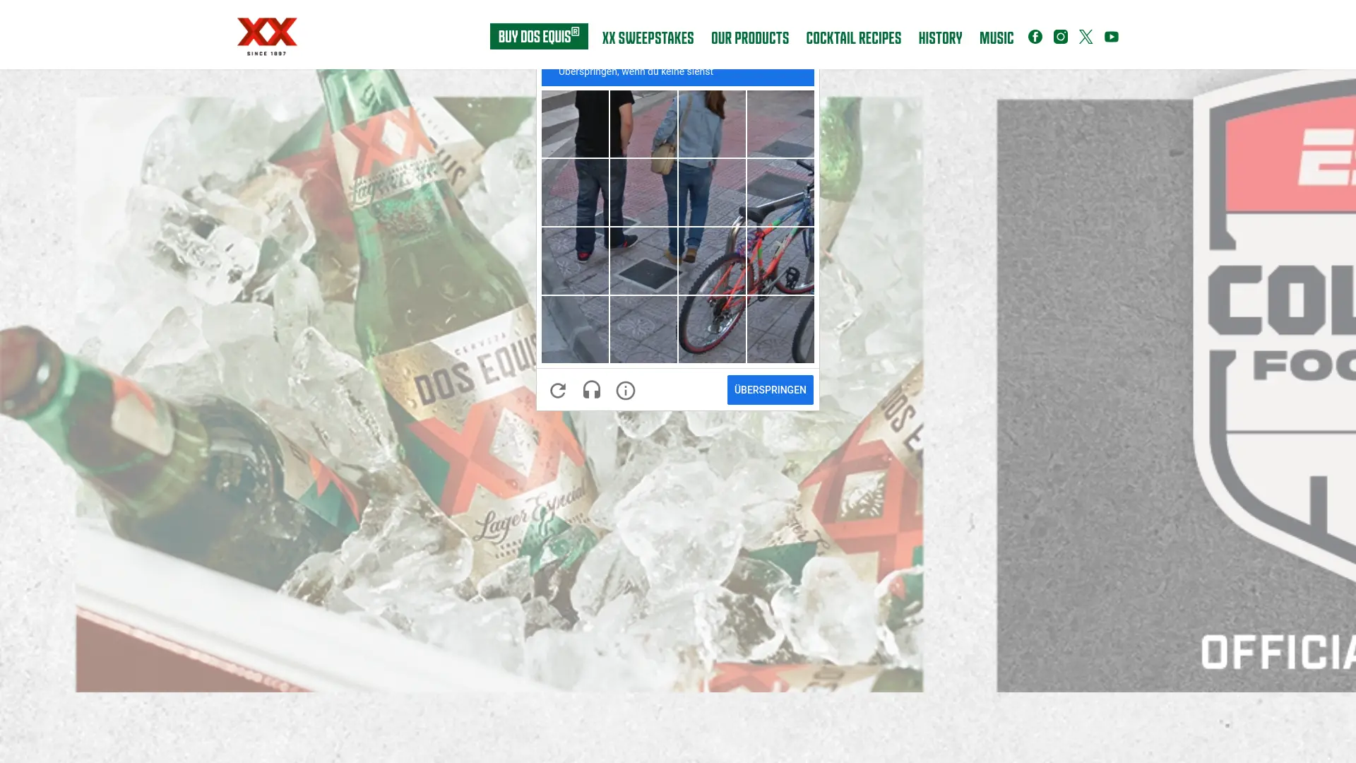 Sweepstake Dos Equis College Football Promotion by Heineken USA Inc. dba Cervezas Mexicanas