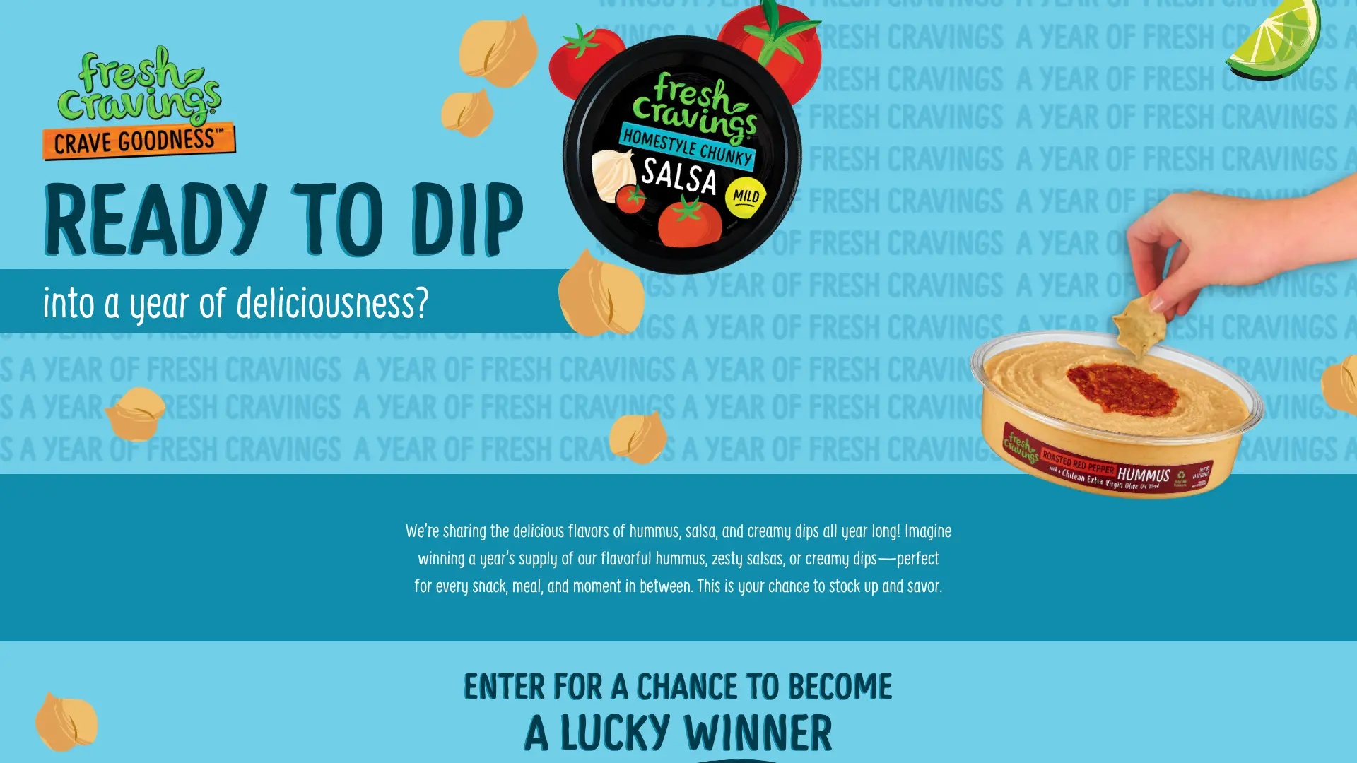 Sweepstake The Year of Fresh Cravings Sweepstakes by Fresh Cravings