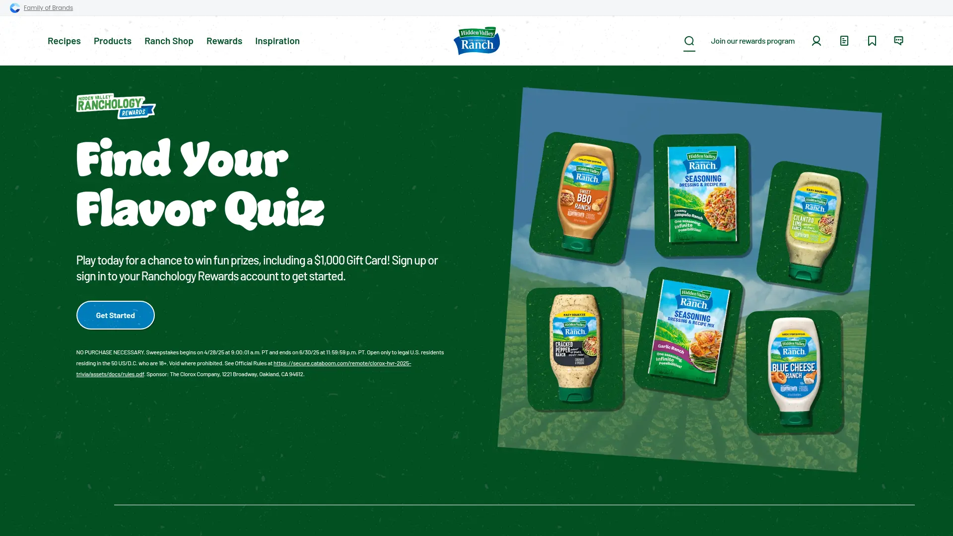Sweepstake Find Your Flavor Quiz - The Clorox Company by The Clorox Company