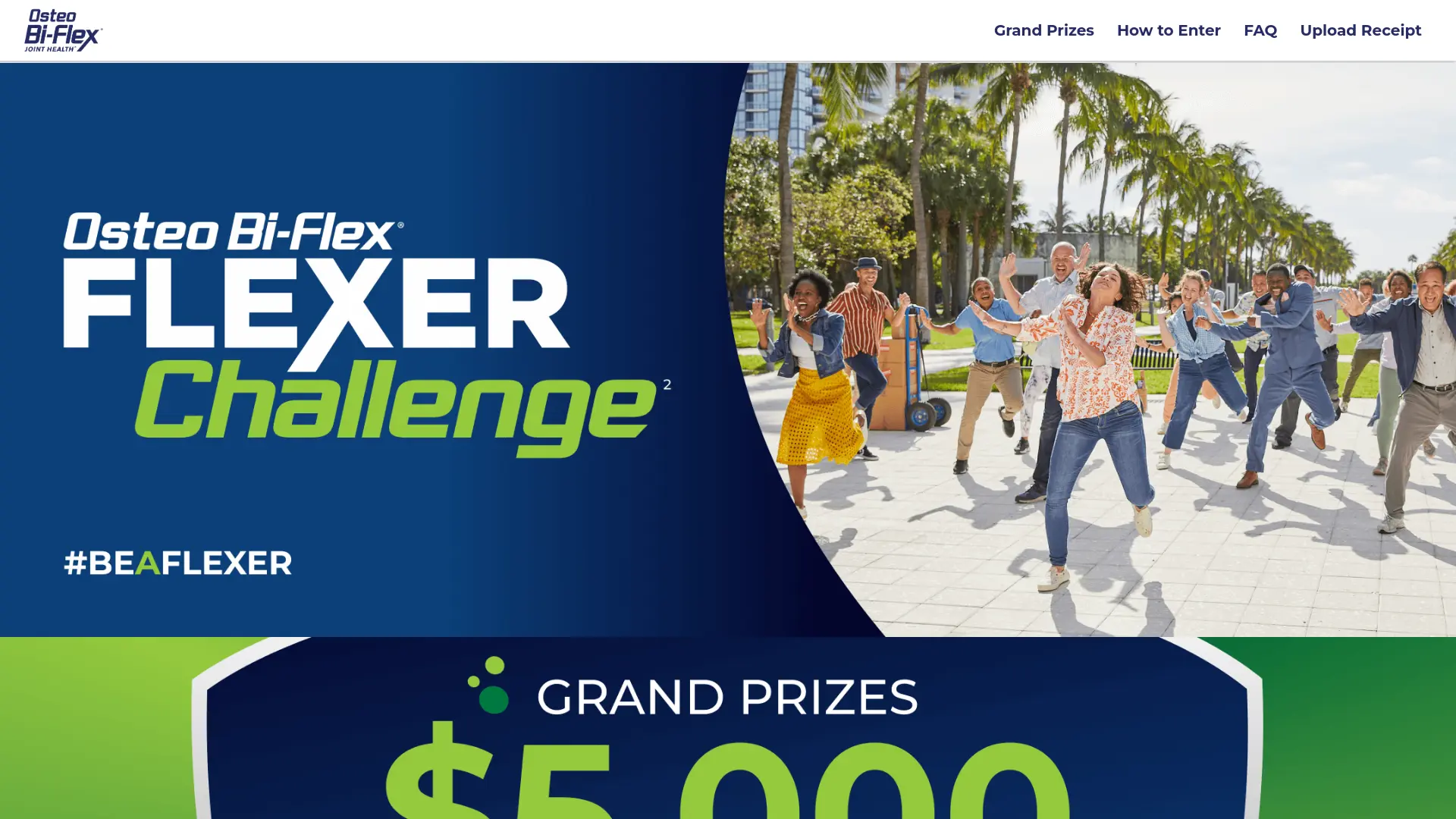 Sweepstake Osteo Bi-Flex® Flexer Challenge Sweepstakes by Osteo Bi-Flex®