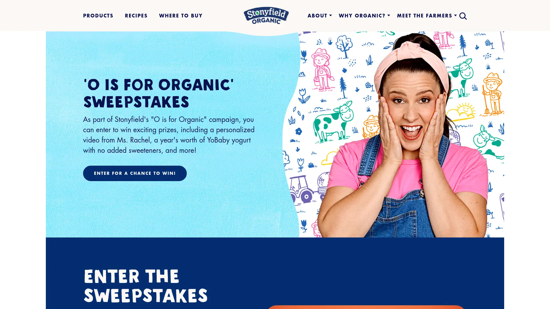 Sweepstake O Is For Organic Sweepstakes - Stonyfield by Stonyfield