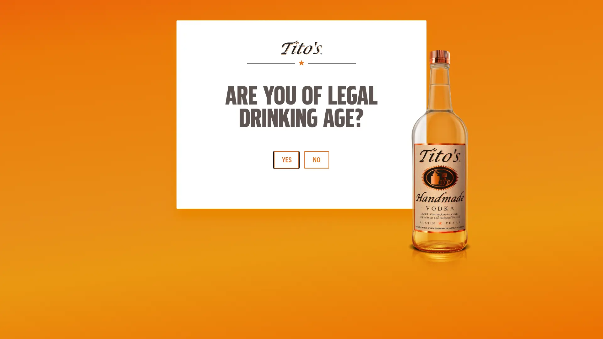 Sweepstake Tito's Hole-in-One Insurance by Fifth Generation Distilled Spirits, Inc.