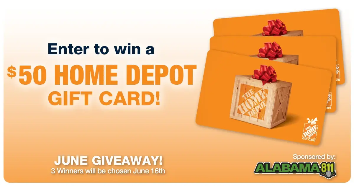 Sweepstake Alabama 811 Giveaway by Alabama 811
