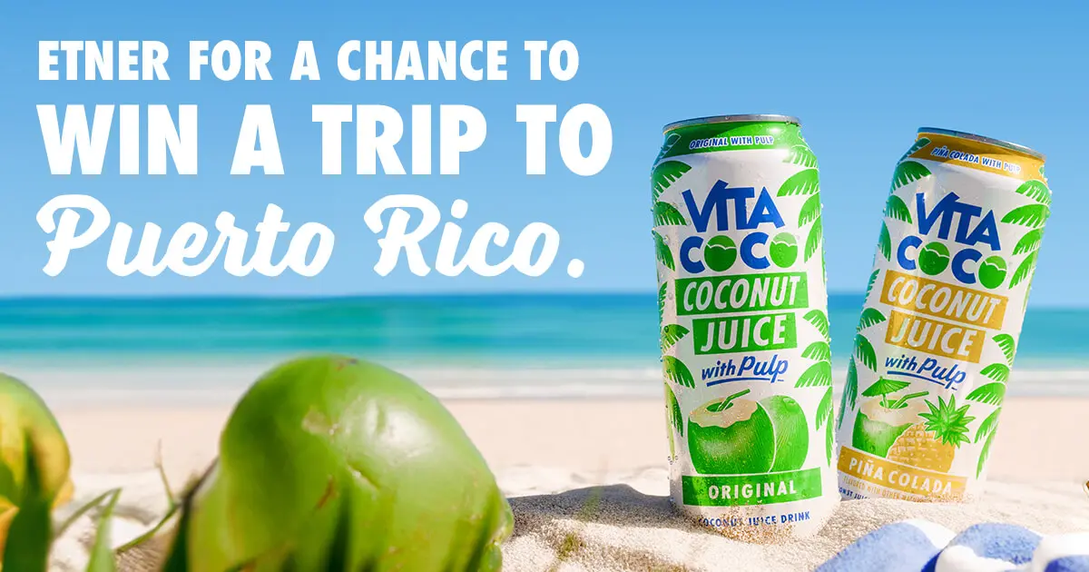 Sweepstake Vita Coco Puerto Rico Sweepstakes by The Vita Coco Company, Inc.