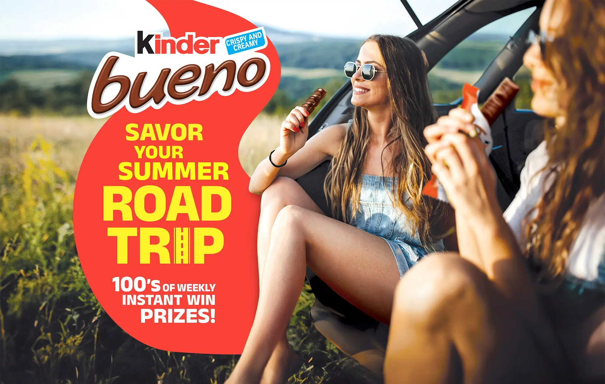 Sweepstake Kinder Bueno® Savor Your Summer Road Trip Sweepstakes by Ferrero U.S.A., Inc.