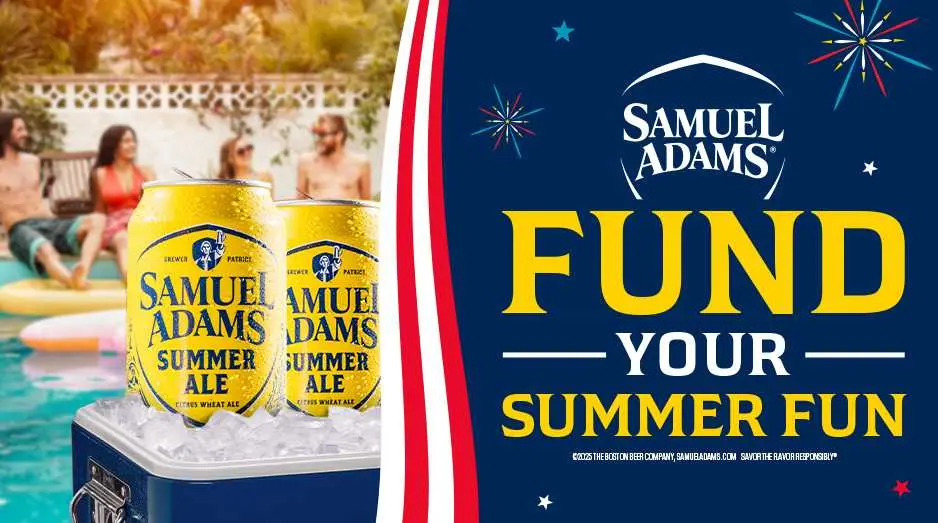 Sweepstake Samuel Adams® Summer Fund Sweepstakes by The Boston Beer Company
