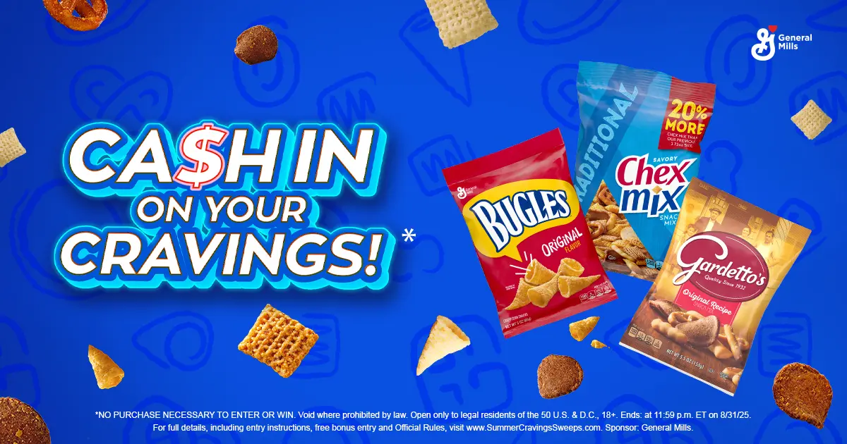 Sweepstake Summer snacks could pay off - General Mills by General Mills