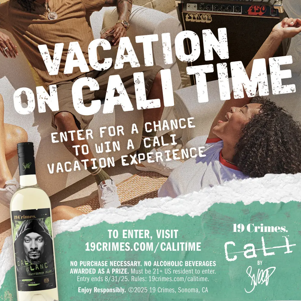 Sweepstake 19 Crimes Cali Time Sweepstakes by Treasury Wine Estates Americas Company