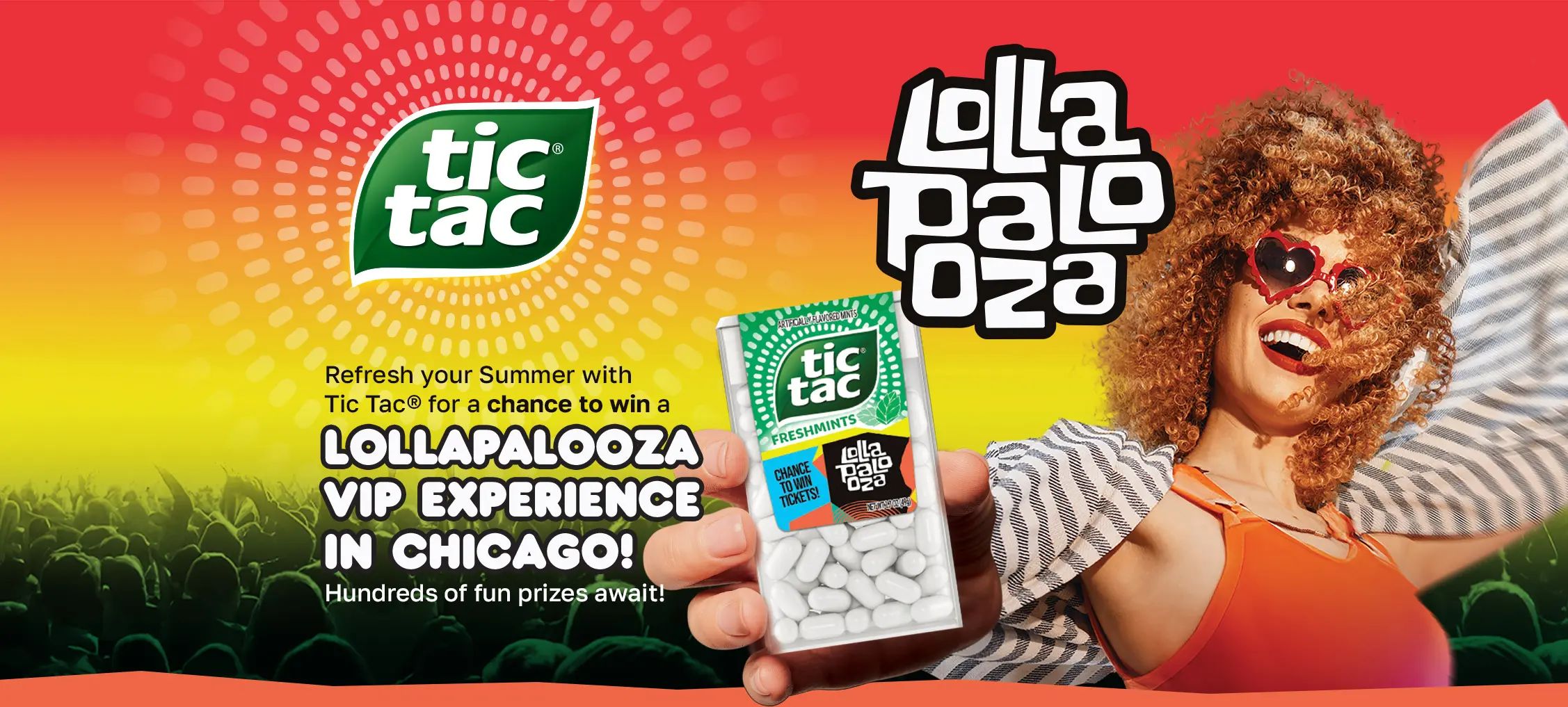 Sweepstake Tic Tac® "Refresh Your Summer 2025" Sweepstakes by Ferrero U.S.A., Inc.