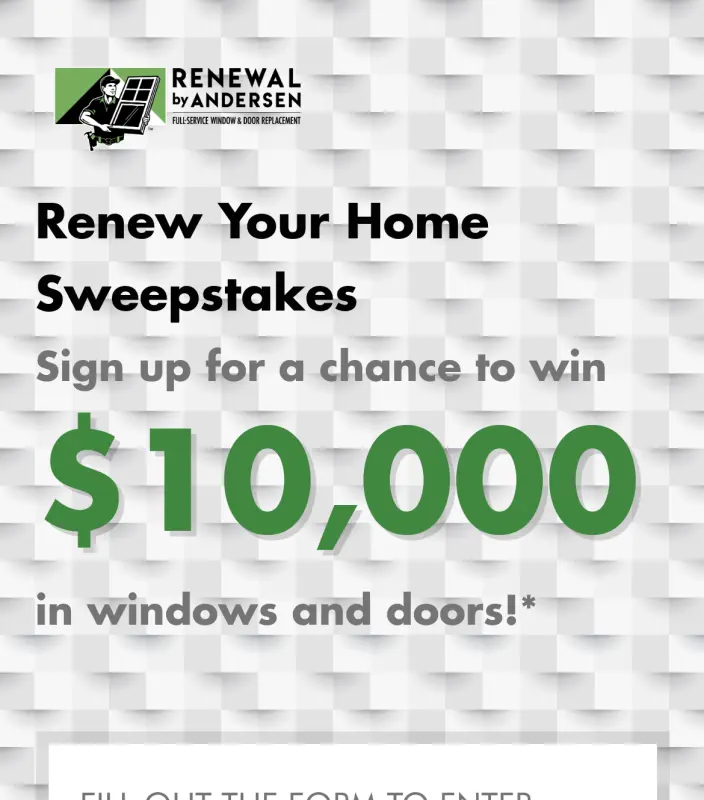 Sweepstake Renew Your Home Sweepstakes by Renewal by Andersen