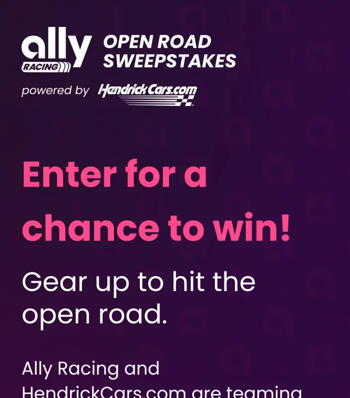 Sweepstake Ally Racing Open Road Sweepstakes by Ally Financial Inc.