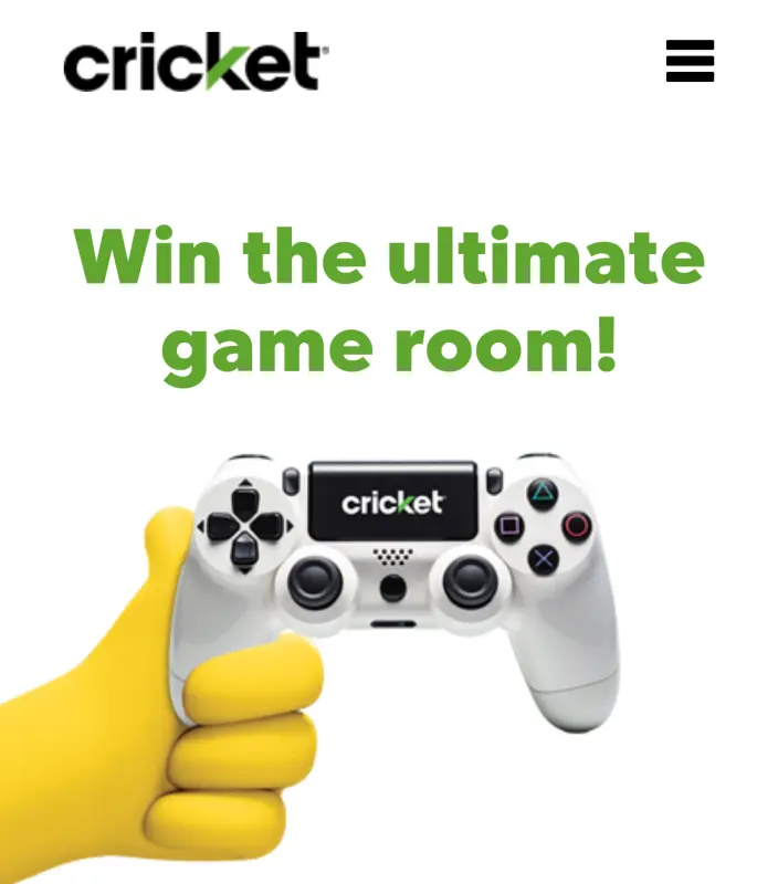 Sweepstake 2025 Cricket Wireless Level Up with Cricket Sweepstakes by Cricket Wireless LLC