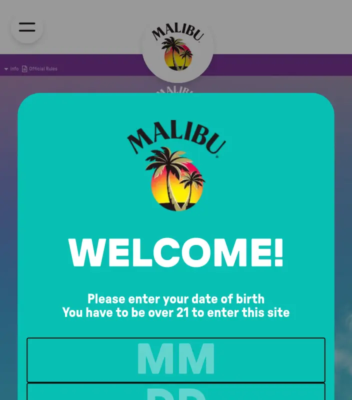 Sweepstake Malibu® Summer Vacation Sweepstakes by Pernod Ricard USA LLC