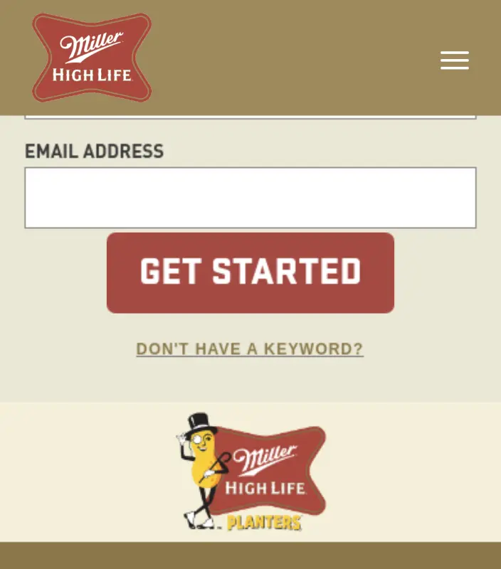 Sweepstake Miller High Life x PLANTERS Brand Summer 2025 by Molson Coors Beverage Company USA LLC