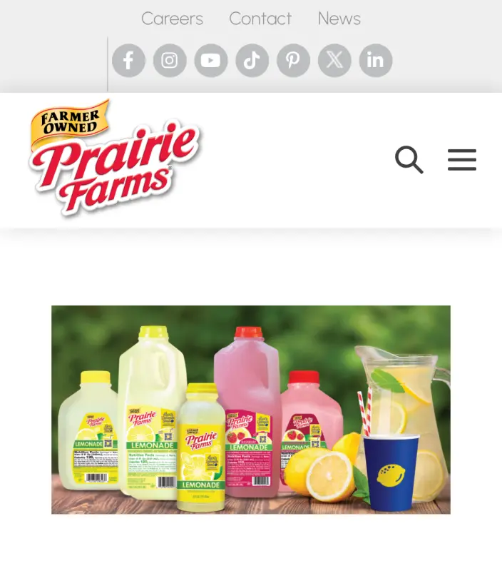 Sweepstake Prairie Farms Dairy “FREE ALEX’S LEMONADE FOR A YEAR” Sweepstakes by Prairie Farms Dairy
